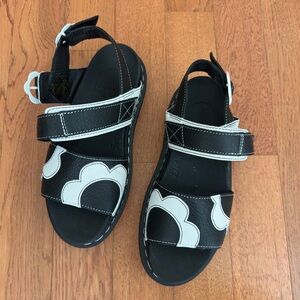 Doc Martens Voss Mono Floral Slingback Sandal